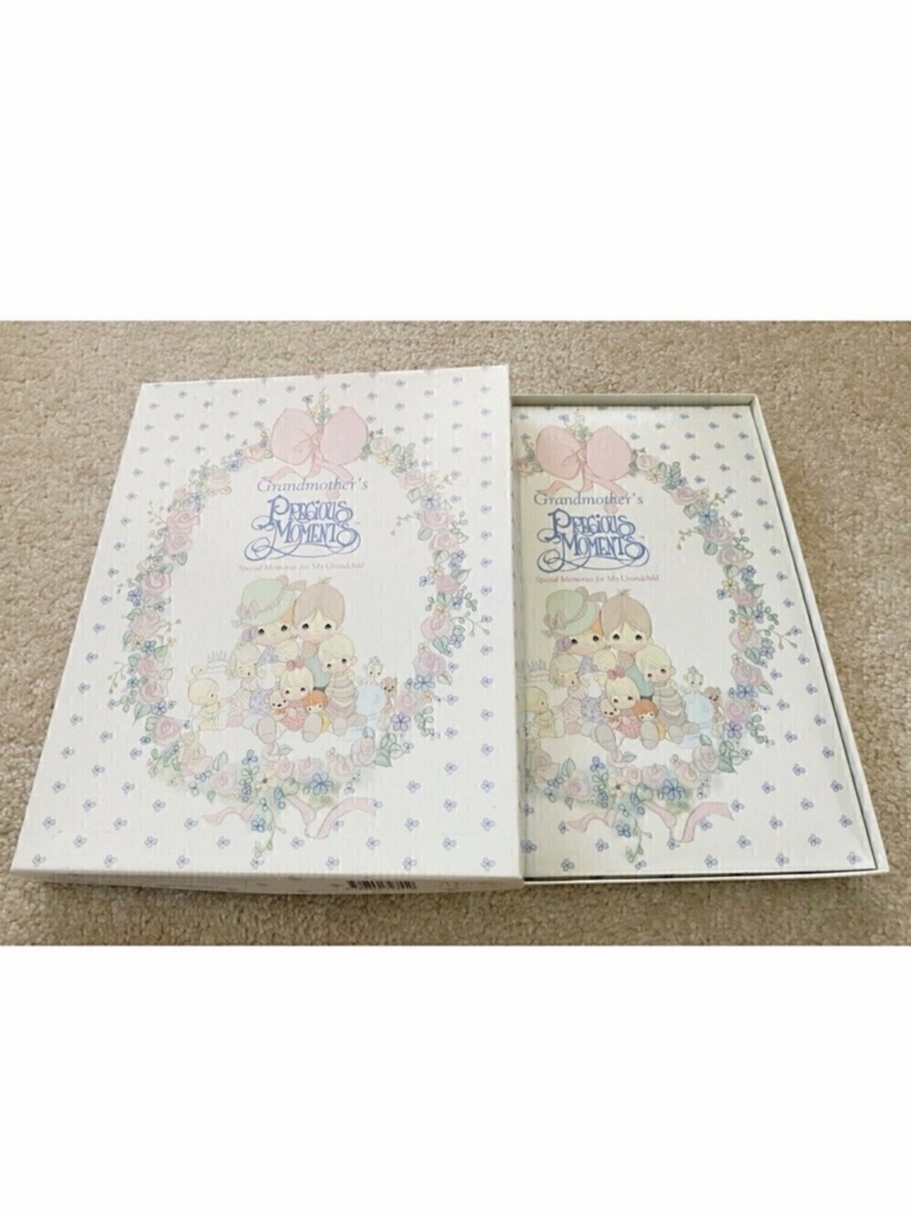 Precious Moments Grandmothers Journal Keepsake Book NEW 1990 Family History